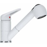 Franke - robinetterie - mitigeur dvier fc 9547. 094 avec douchette extractible, blanc polaire 115. ...