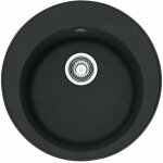 Franke rondo - Évier en fragranit, rog 610, 51 cm, rond, onyx 114. 0283. 879 Franke rondo - Évier en fragranit, rog 610, 51 cm, rond, onyx 114. 0283. 879