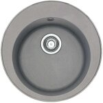 Franke - rondo - vier en fragranit rog 610, 51 cm, rond, pierre gris 114. 0284. 731