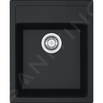 Franke - sirius - �vier en tectonite sid 610 - 40, 43x53 cm, noir 114. 0503. 041