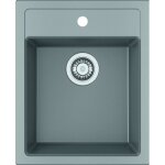 Franke - sirius - �vier en tectonite sid 610 - 40, 43x53 cm, gris 114. 0503. 044