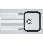 Franke - smart - vier en inox srx 611 - 86, 86x50 cm, siphon 101. 0395. 016