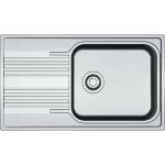 Franke - smart - vier en inox srx 611 - 86 lb, 86x50 cm, siphon 101. 0395. 055