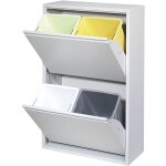 Frankel kaiserkraft, armoire de tri des d�chets, 4 seaux