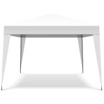 Frankystar - tente pliable 3x3 tonnelle de jardin automatique barnum pliante avec sac couleur blanc