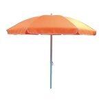Parasol inclinable solero orange d. 180 avec �tui de plage fraschetti
