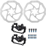 Frein � disque m�canique pour vtt, jeu avant arri�re avec rotors 160mm