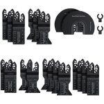 Freosen - 22pcs lames de scie oscillantes coffret des accessoires d'outil multifonction oscillant lame ...