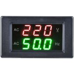 Fr�quencem�tre, outil de test de fr�quencem�tre de voltm�tre ca � num�rique double affichage led de g�n�rateur ...