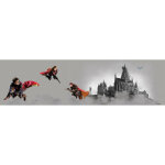 Frise auto - collante harry potter quidditch 3 personnages - 1 rouleau de 0, 138 x 5 m
