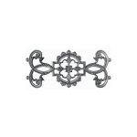 Frise en fonte pour appui de fen�tre ou garde - corps - hauteur 200mm largeur 460mm - double face - � ...