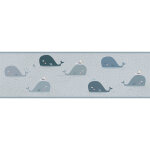 A. s. creations - frise murale pour enfant avec des baleines frise murale pour une dco marine frise ...