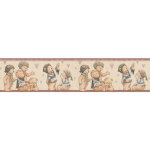 Bricoflor - frise murale enfant beige | frise papier peint chambre bb motif petit ours | frise tapisserie ...