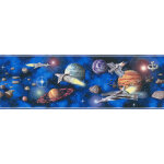 Bricoflor - frise murale toile pour chambre garon | frise papier peint  motifs plantes | frise tapisserie ...