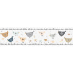 A. s. creations - frise papier peint avec des animaux de la ferme frise murale pour idale pour une chambre ...