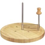 Frisette � t�te de moine et chocolat - socle bois - la bonne graine