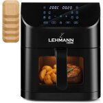 Friteuse à air chaud, 8 l, avec fenêtre, airfryer avec 12 programmes, max 200 °c, insert de séparation ... Friteuse à air chaud, 8 l, avec fenêtre, airfryer avec 12 programmes, max 200 °c, insert de séparation ...