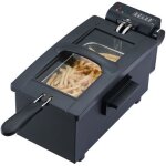 Friteuse - continental edison - cefr3blk - 3 l - 2000 w - 1 panier - noir