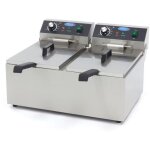 Friteuse double pro eco, 2 x 11 l - 2 paniers, 230 v, 6000 w