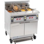 Friteuse électrique avec filtration 4 x 12 litres 17 + 17kw - casselin Friteuse électrique avec filtration 4 x 12 litres 17 + 17kw - casselin