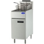 Friteuse gaz professionnelle haut rendement - 3 br�leurs - atosa