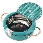Friteuse marmite avec thermom�tre po�le � frire japonaise en acier inoxydable pour cuisini�re � induction ...