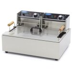 Friteuse professionnelle 15 l - 3 kg de frites / beignets double chauffage - maxima