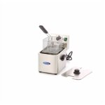 Friteuse professionnelle 4 l eco - inox - thermostat 0 - 190�c, 1 panier