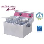 Friteuse professionnelle lectrique de table - 2 x 4 litres - sofraca