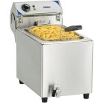 Friteuse professionnelle lectrique avec vanne de vidange 10 litres - casselin