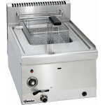 Friteuse professionnelle � gaz - 8 litres avec robinet de vidange 6, 7 kw - bartscher