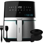 Friteuse sans huile - cecotec - cecofry full inox 5500 pro - capacit� 5, 5l - accessoires en silicone ...