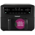 Friteuse sans huile cuisinart - airfryer afd10oble - capacité 10, 4l - double cuves - noir - 2400w Friteuse sans huile cuisinart - airfryer afd10oble - capacité 10, 4l - double cuves - noir - 2400w