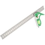 Frixovel - 300mm rgle de carr multifonctionnel de combinaison, outils de mesure de rgle d'angle carr ...