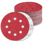 Disques abrasifs 125mm grain 60 papier poncer 100 pices 8 trous disque ponage pour ponceuse excentrique ...