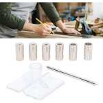 Frixovel - kit de gabarit de goujon auto - centrant 8 pièces 6 tailles de diamètre intérieur en acier ... Frixovel - kit de gabarit de goujon auto - centrant 8 pièces 6 tailles de diamètre intérieur en acier ...