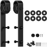 Frixovel - quincaillerie kit de rail pour porte coulissante, systeme porte simple coulissante, rail porte ...