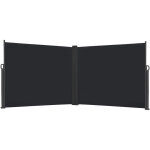 Froadp 180�600cm paravent lat�ral extensible double c�t� brise vue retractable store ext�rieur, anthracite ...