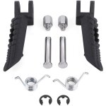 Front footrests foot pegs for suzuki gsxr600 gsxr750 gsxr1000 black Front footrests foot pegs for suzuki gsxr600 gsxr750 gsxr1000 black