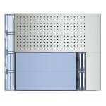 Frontal bticino base phonique avec 2 boutons srie sphre 351041.