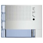 Frontal module phonique volu 1 bouton sur colonne unique finition allmetal 351111 - bticino