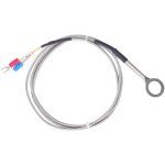 Ftvogue k thermocouple de type k, dia 14 sonde de temp�rature en acier inoxydable - 40 � 1000 ?, mesure ...