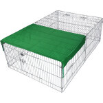 Fudajo - wiltec parc enclos pour petits animaux domestiques ? 2160 x 1160 x 650 mm ? en acier ? cl�ture ...