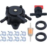 Fuel pump kit for honda gc135 gc160 gcv520 gcv530 gx610 gx620 series, adefol fuel pump with valves & ...