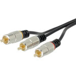 Cordon 3 rca haute qualit mle / mle 3 mtres gold fujionkyo 424720