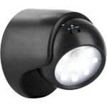Fulcrum projecteur � led sans fil pour int�rieur / ext�rieur avec d�tecteur de mouvement, marche / arr�t ...