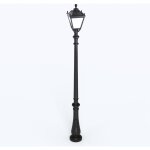 Lampadaire d'extrieur 'tobia' fumagalli cct - 30w - 8 options -