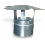 Fumaiolo fixe comignolo un chapeau galvanis� diametro 14 cm