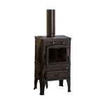 Fundicio - pole  bois en fonte 12, 5 kw modle lava