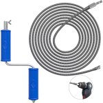 Furet deboucheur canalisation 10 m, diam�tre 6 mm, spirale de nettoyage de canalisations, spirale de ...